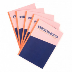 Petit carnet ÉCRISTOIRES N'oubliez pas