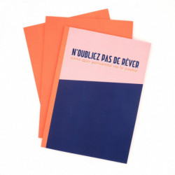Grand carnet ÉCRISTOIRES N'oubliez pas