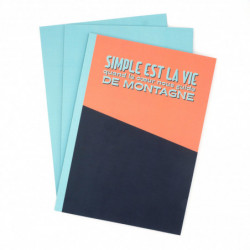 Grand carnet ÉCRISTOIRES Simple est la vie